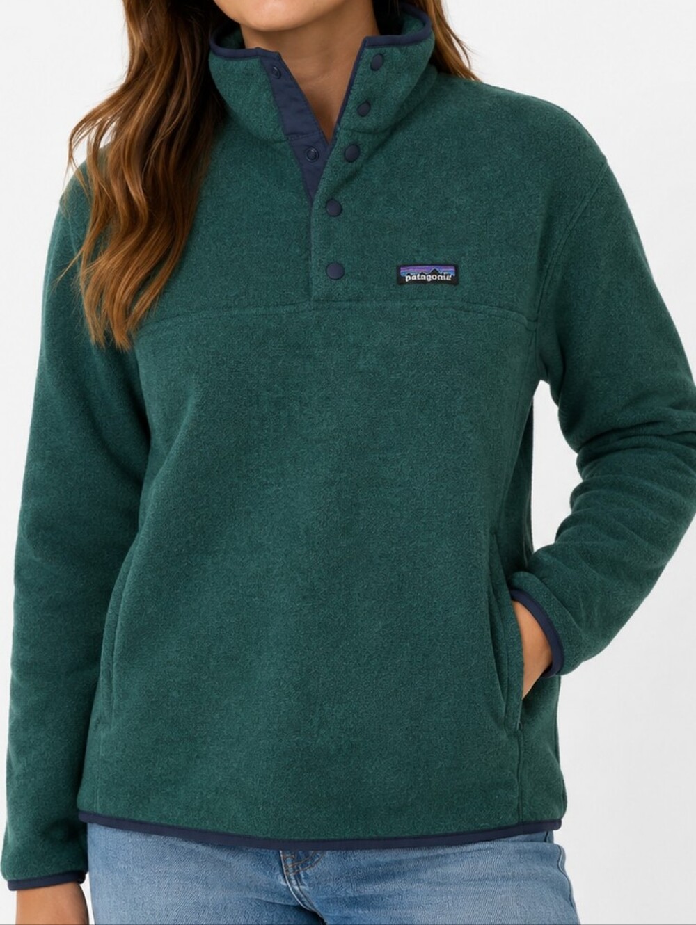 Patagonia Better Sweater Fleece Lightweight T-snap Hunter Green Sz Medium